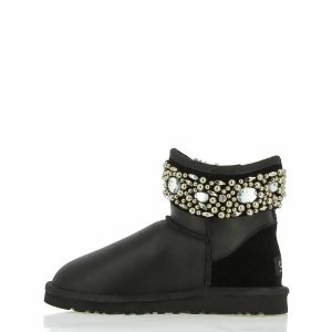 Угги Jimmy Choo Crystal Metallic Black