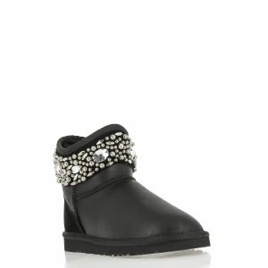 Угги Jimmy Choo Crystal Metallic Black