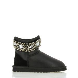Угги Jimmy Choo Crystal Metallic Black
