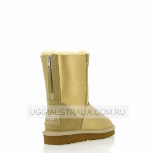 Zip Metallic Gold