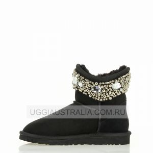 Угги Jimmy Choo Jeweled Black