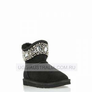 Угги Jimmy Choo Jeweled Black