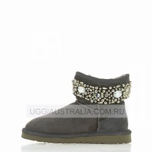 Угги Jimmy Choo Jeweled - Grey