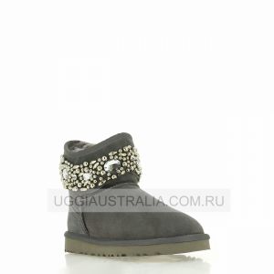 Угги Jimmy Choo Jeweled - Grey