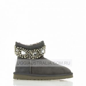 Угги Jimmy Choo Jeweled - Grey
