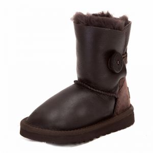 Угги Kids Bailey Button Metallic Chocolate