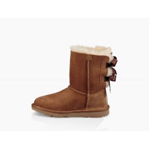 Угги детские с бантиками Kids Bailey Bow Chestnut
