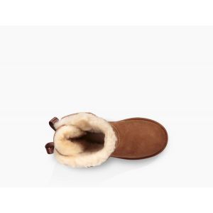 Угги детские с бантиками Kids Bailey Bow Chestnut