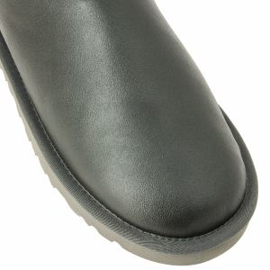 Mini Bailey Button Metallic Grey