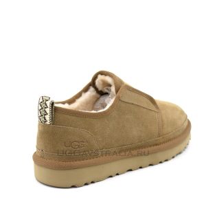 Neumel Stiches Pull On Slipper Khaki