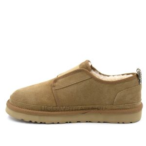 Neumel Stiches Pull On Slipper Khaki