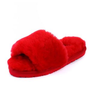 Угги Fluff Slide Slippers RED