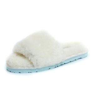 Угги Fluff Slide Slippers WHITE