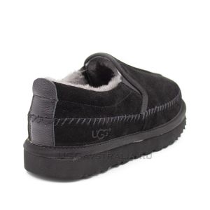 Man Neumel Stiches Slip-on Black