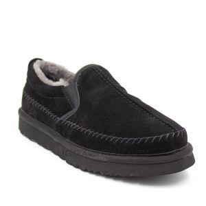 Man Neumel Stiches Slip-on Black