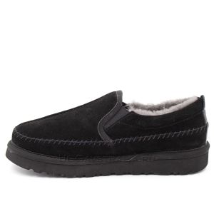 Man Neumel Stiches Slip-on Black
