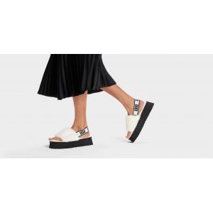 Угги Disco Slide White