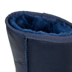 Men Classic Short Metallic Navy