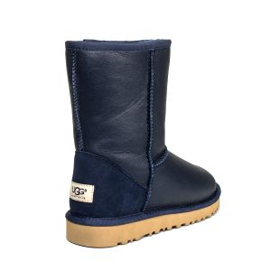 Men Classic Short Metallic Navy