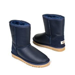 Men Classic Short Metallic Navy