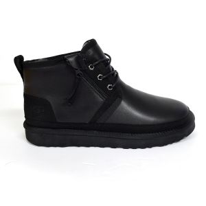 NEUMEL ZIP LEATHER Black