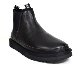 Men Neumel Chelsea Leather Black