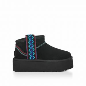 Ugg Ultra Mini Braid Platform Black