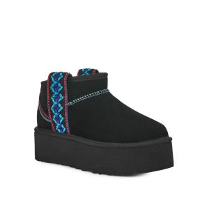 Ugg Ultra Mini Braid Platform Black