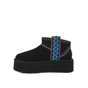 Ugg Ultra Mini Braid Platform Black