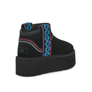 Ugg Ultra Mini Braid Platform Black