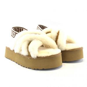UGG Disco Cross Slide Chestnut
