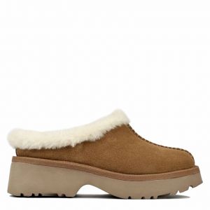 New Heights Cozy Clog Chestnut